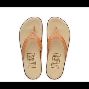 Island Slipper leather thong flat sandal